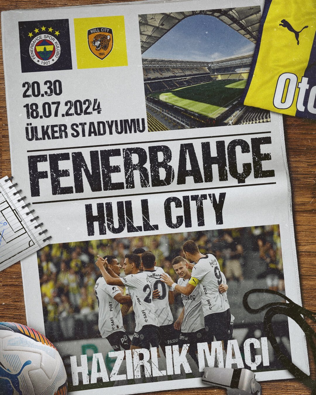 Fenerbahçe – Hull City Maçı Hangi Kanalda, Saat Kaçta?