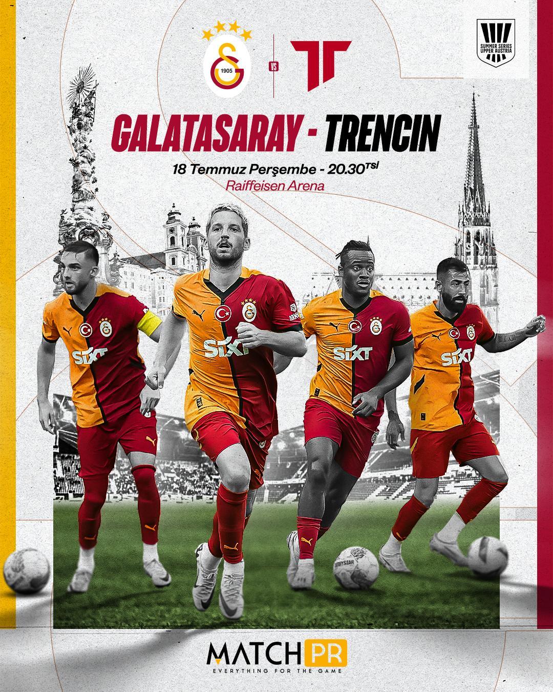 Galatasaray – Trencin Maçı ne zaman, hangi kanalda, saat kaçta?